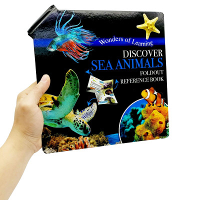 Wonder Of Learning - Discover Sea Animals Foldout Reference Book