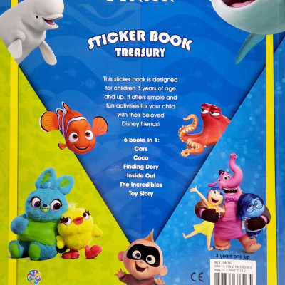 Disney Pixar Sticker Book Treasury