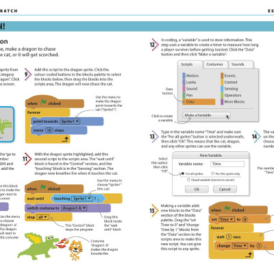 Computer Coding for Kids: A unique step-by-step visual guide, from binary code to building games (Paperback)
