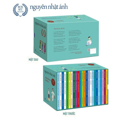 Sách - Thời Thơ Ấu Dài Lâu - Nguyễn Nhật Ánh - Boxset 24 Cuốn - Phiên Bản Tươi Mới