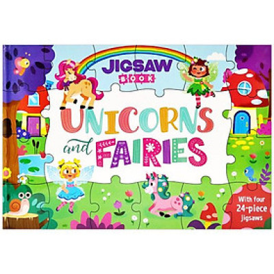 Jigsaw Book: Unicorns And Fairies