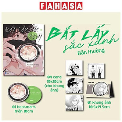 Kimidori - Bắt Lấy Sắc Xanh - Tặng Kèm 1 Bookmark Tròn + 1 Khung Ảnh Giấy + 4 Card Trưng Bày