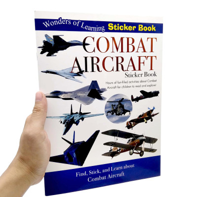 Wonders Of Learning - Sticker Book - Discover Combat Aircraft
