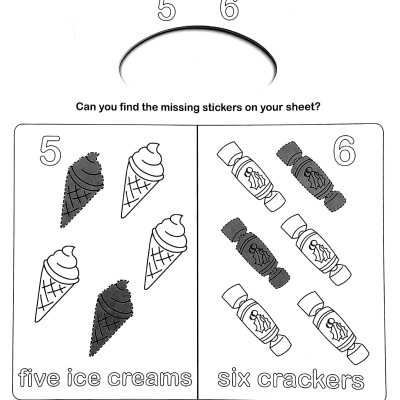 Early Learning 123 - Sticker Activity