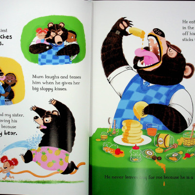 Truyện tiếng anh cho bé - My Dad Is A Grizzly Bear