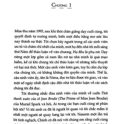 Đọc Lolita Ở Tehran