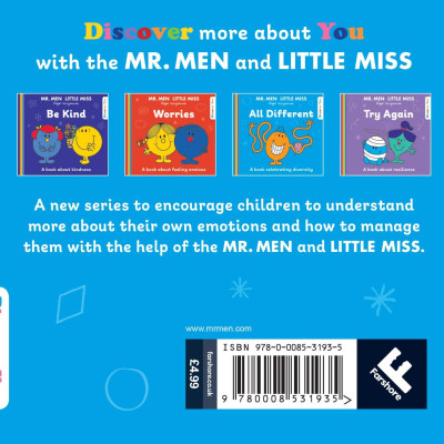 Truyện đọc thiếu nhi  tiếng Anh: Mr. Men and Little Miss Discover You — MR. MEN LITTLE MISS: ALL DIFFERENT