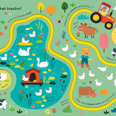 Follow That Tractor! (Trace The Trails)