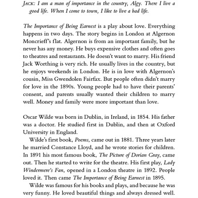 The Importance of Being Earne