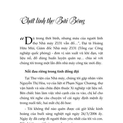 Chân dung lính thời bình - bản in 2024