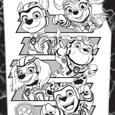 Sách ngoại văn: Paw Patrol - Ultimate Sticker Book - The Mighty Movie