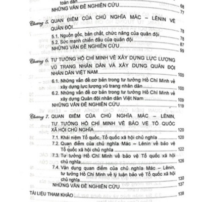 Sách - Giáo Trình Học Thuyết Mác - Lênin, Tư Tưởng Hồ Chí Minh Về Chiến Tranh, Quân Đội Và Bảo Vệ Tổ Quốc (DN)