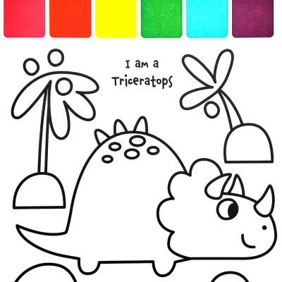 My First Paint Palette: Dinosaurs