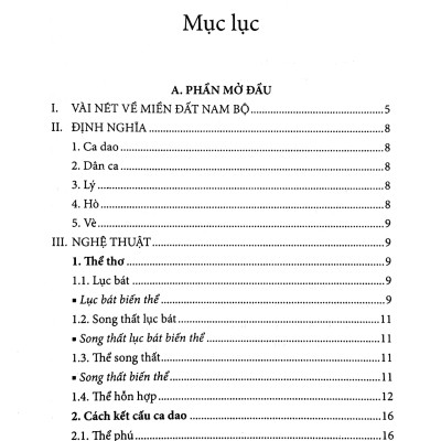 Ca Dao Dân Ca Lý - Hò - Vè Nam Bộ - THO
