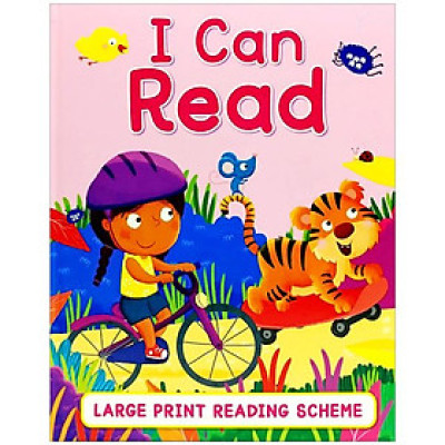 I Can Read - Large Print Reading Scheme (Pink Cover)