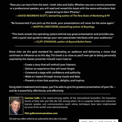 The Presentation Secrets Of Steve Jobs: How To Be Insanely Great In Front Of Any Audience
