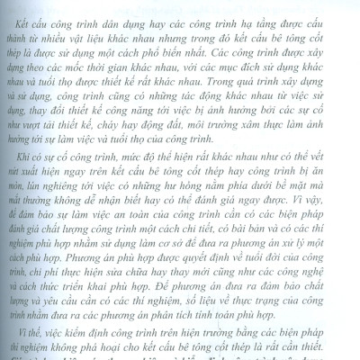 Giáo Trình  Nghiên Cứu Thực Nghiệm Và Kiểm Định Công Trình Xây Dựng Phương Pháp Thí Nghiệm Không Phá Hoại Kết Cấu Bê Tông Cốt Thép - PGS. TS. Nguyễn Hoàng Giang chủ biên, PGS. TS. Nguyễn Ngọc Tân 
