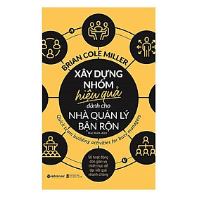Sách Xây Dựng Nhóm Hiệu Quả Dành Cho Nhà Quản Lý Bận Rộn - Alphabooks - BẢN QUYỀN