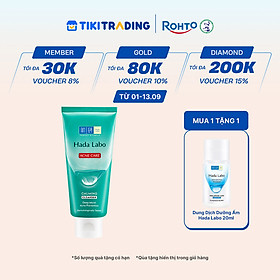 Sữa rửa mặt Hada Labo cho da dầu mụn, da nhạy cảm Hada Labo Acne Care Calming Cleanser 80g