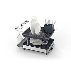 Kệ úp chén bát 2 tầng Joseph Joseph 851647 Excel Steel (Grey) Hàng chính hãng