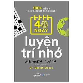 Sách 100+ Bài Tập Kích Thích Não Bộ Hiệu Quả: 40 Ngày Luyện Trí Nhớ - Alphabooks - BẢN QUYỀN