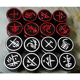 Bộ quân cờ sừng trâu Cao cấp 3,7 x 1,2 cm