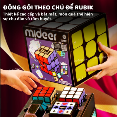 Đồ chơi ảo thuật 36 trò cho bé Mideer Conundrum Cube Magic