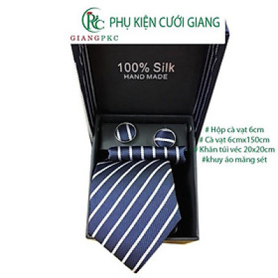 20 mẫu calavat Thời trang nam phụ kiện nam Cà Vạt nam hộp 6cm tổng hợp các mẫu đẹp bán chạy nhất tháng 5-2021 Giangpkc