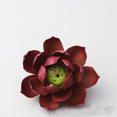 Đĩa cắm nhang hoa gốm nghệ thuật hàng xuất