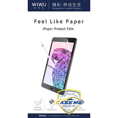 Dán màn hình Paperlike cho iPad 10.5 inch, Air 3 hiệu WIWU nhám chống xước, chống bám vân tay, cảm giác viết vẽ như trên giấy cao cấp - Hàng chính hãng