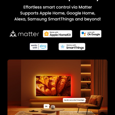 [NEW 2024] Đèn led dây trang trí thông minh Yeelight Obsid RGBIC - Hỗ trợ Matter, Homekit - NK Chính Hãng