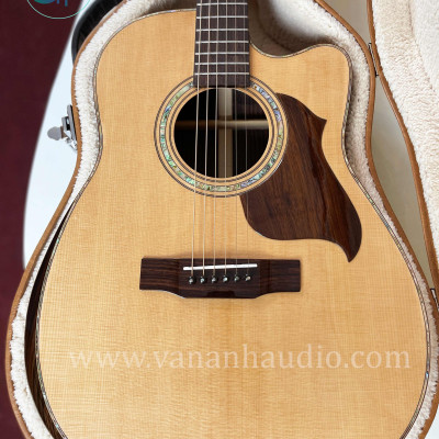 Đàn Guitar Acoustic Custom CL2022 của anh Lê Dũng Sĩ (Khảm trai chữ ký cần đàn)