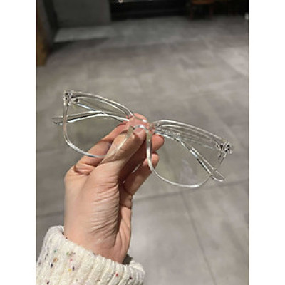 Kính gọng thời trang trong suốt nhựa dẻo
