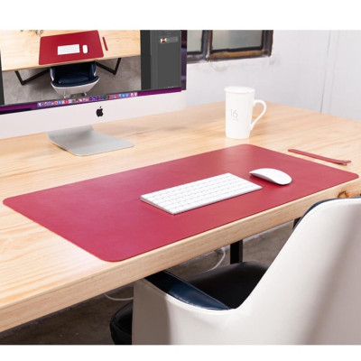 Miếng lót chuột, bàn di chuột 90 X 45 CM kiêm deskpad thảm da trải bàn làm việc chống nước hai mặt
