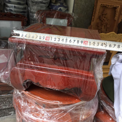 Kỷ chân quỳ 2 tầng kê tượng gỗ hương cao cấp