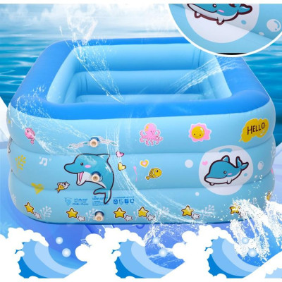  Bể Bơi Phao 2M1 3 tầng hàng Cao cấp (Tặng bộ miếng vá + h.d sử dụng)