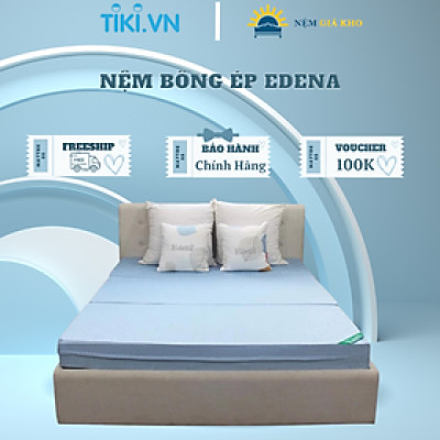 Nệm Bông Ép Gấp 3 Edena EDN105 (100 x 195 x 5 cm)
