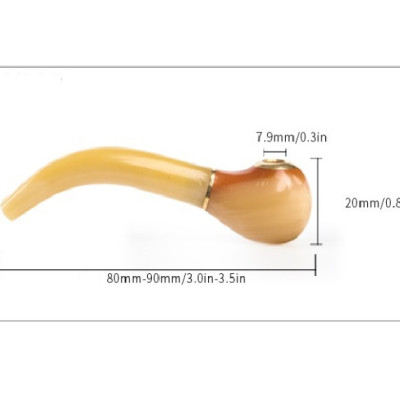 Tẩu thuốc sừng kiểu nhỏ tiền lợi dễ mang đi