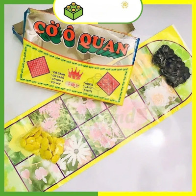 Cờ Ô Quan Hộp Giấy Lớn 5 Trong 1 - Cờ Ô Quan - Cờ Gánh - Cờ Caro - Cờ Vây - Cờ Nhảy Trò Chơi Trí Tuệ