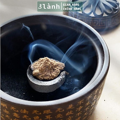 Than Hoạt Tính Xông Đốt Trầm Hương 3 Lành Dạng Viên Ống 10 Viên An Toàn Sức Khỏe Ít Khói Không Mùi