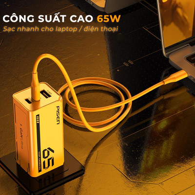 Sạc Nhanh Pisen Pro - Mecha GaNUltra 65W - Pisen CC1200