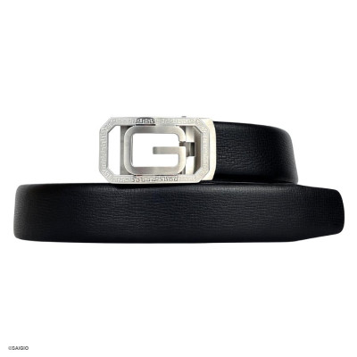 Thắt Lưng Nam Da Bò Cao Cấp Bản 35mm, Khóa Tự Động Tiện Dụng - Bền Bỉ. Mẫu Dây Phù Hợp Với Quần Tây, Mang Đến Cho Bạn Phong Cách Lịch Lãm Và Sang Trọng - Hàng Chính Hãng SAIGIO