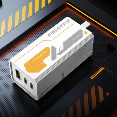 Sạc Nhanh Mecha GaNUltra 70W - Pisen Pro CC1200