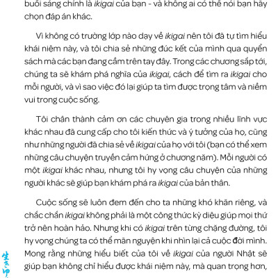 Ikigai - Chất Nhật Trong Từng Khoảnh Khắc