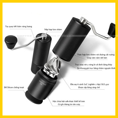 Cối xay cà phê Timemore C3 / Timemore C3S