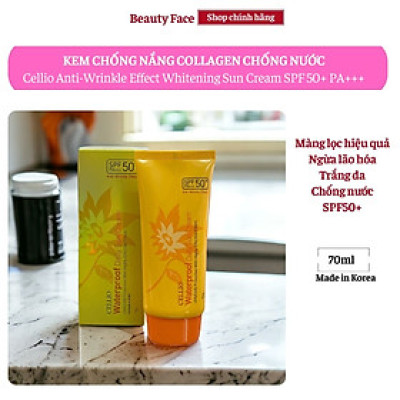 Kem Chống Nắng CELLIO Sun Cream Spf50+