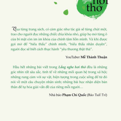 Lắng nghe hơi thở - Tác giả: Lưu Đình Long