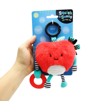 Móc Treo Nhồi Bông Quả Táo - Squish And Snugg On The Go Apple