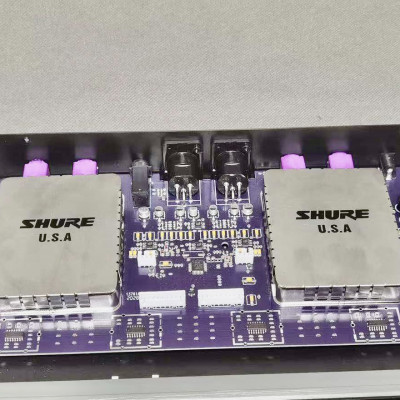 Micro Shure UGX23 Plus - Model 2022 - Vỉ tím, tự ngắt - Hát nhẹ, tiếng tròn - Hàng nhập khẩu