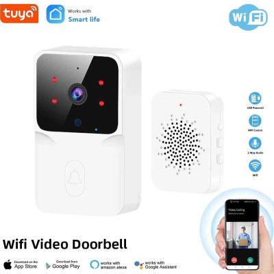 ChuôngCửa Không Dây Cao Cấp Kèm Camera Wifi – Kết Nối Ổn Định, Chống Nước, Xuyên Tường 300m
